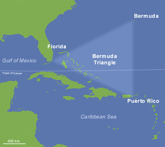 ▲▼百慕達三角洲位置。（圖／翻攝自維基百科）
