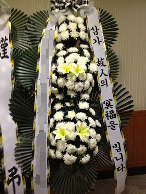 ▲▼喪禮,花籃,南韓（圖／取自Flickr@lvodman）
