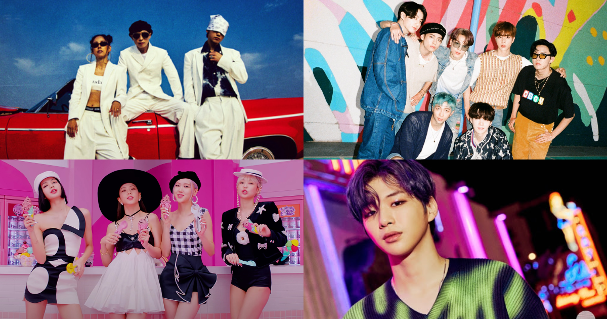 8 月 Gaon 榜單公開：BTS防彈少年團、SSAK3、姜丹尼爾分奪雙冠　BLACKPINK 蟬聯社群榜冠軍！